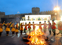 Azerbaijan celebrates Last Tuesday before Novruz. Baku, Azerbaijan, March 17, 2015