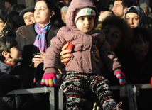 Azerbaijan celebrates Last Tuesday before Novruz. Baku, Azerbaijan, March 17, 2015