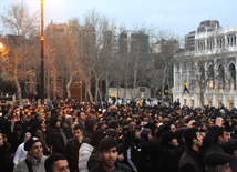 Azerbaijan celebrates Last Tuesday before Novruz. Baku, Azerbaijan, March 17, 2015