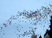 Azerbaijan celebrates Last Tuesday before Novruz. Baku, Azerbaijan, March 17, 2015