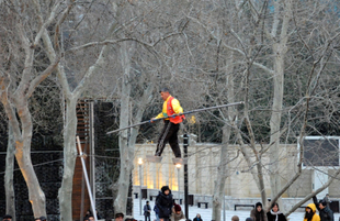 Azerbaijan celebrates Last Tuesday before Novruz. Baku, Azerbaijan, March 17, 2015