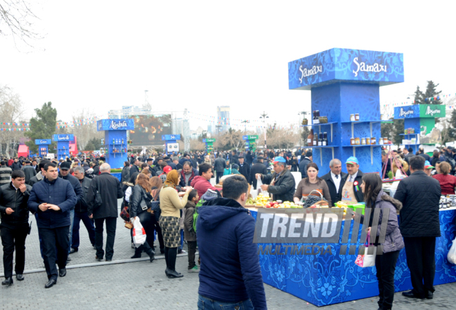 Novruz mood in Azerbaijan. Baku, Azerbaijan, March 19, 2015