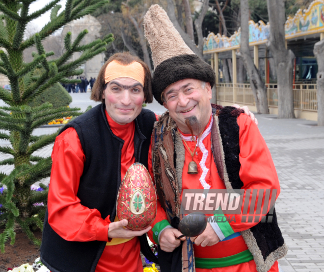 Novruz mood in Azerbaijan. Baku, Azerbaijan, March 19, 2015