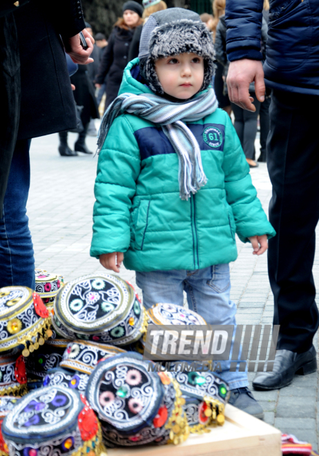 Novruz mood in Azerbaijan. Baku, Azerbaijan, March 19, 2015