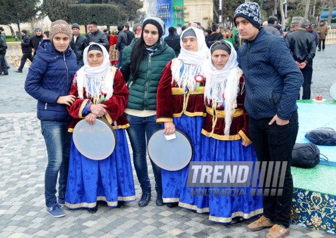 Novruz mood in Azerbaijan. Baku, Azerbaijan, March 19, 2015