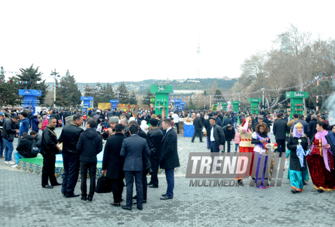 Novruz mood in Azerbaijan. Baku, Azerbaijan, March 19, 2015