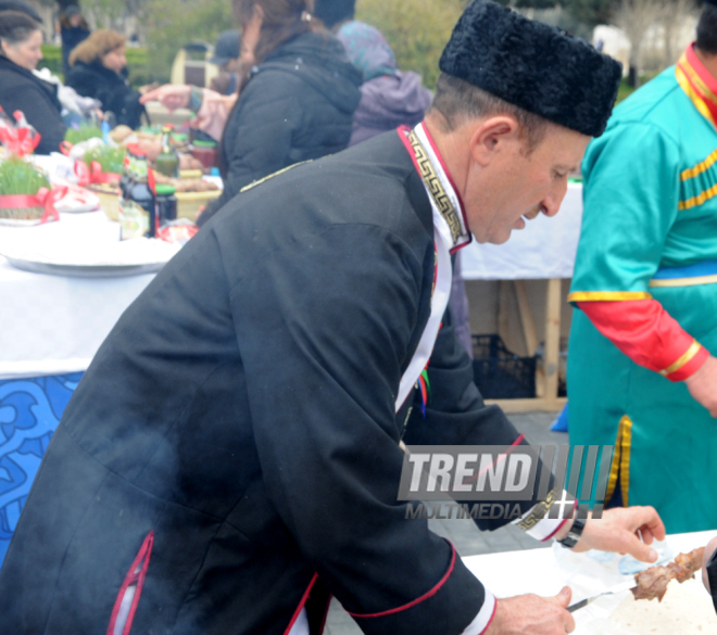 Novruz mood in Azerbaijan. Baku, Azerbaijan, March 19, 2015