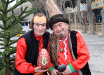 Novruz mood in Azerbaijan. Baku, Azerbaijan, March 19, 2015