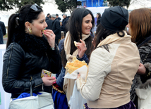 Novruz mood in Azerbaijan. Baku, Azerbaijan, March 19, 2015