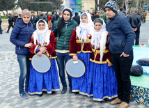 Novruz mood in Azerbaijan. Baku, Azerbaijan, March 19, 2015