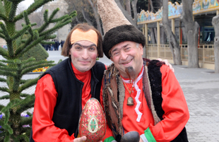 Novruz mood in Azerbaijan. Baku, Azerbaijan, March 19, 2015