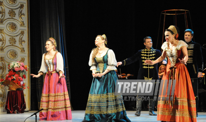 Волшебный вечер "Operetta Gala" Будапештского театра оперетты. Баку, Азербайджан, 05 апреля 2015 г.