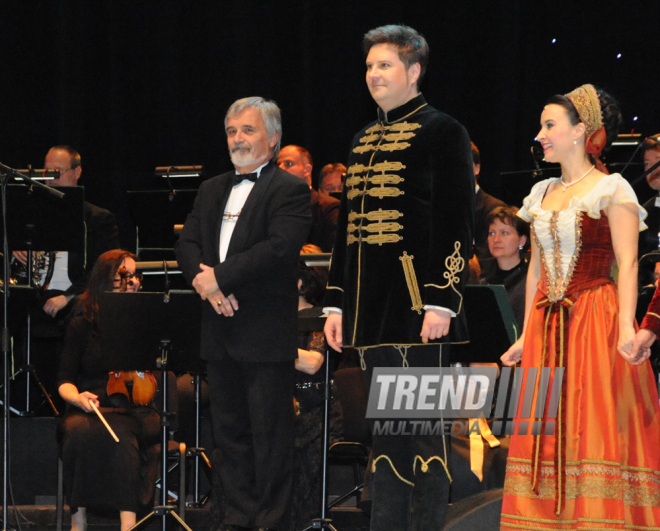 Волшебный вечер "Operetta Gala" Будапештского театра оперетты. Баку, Азербайджан, 05 апреля 2015 г.