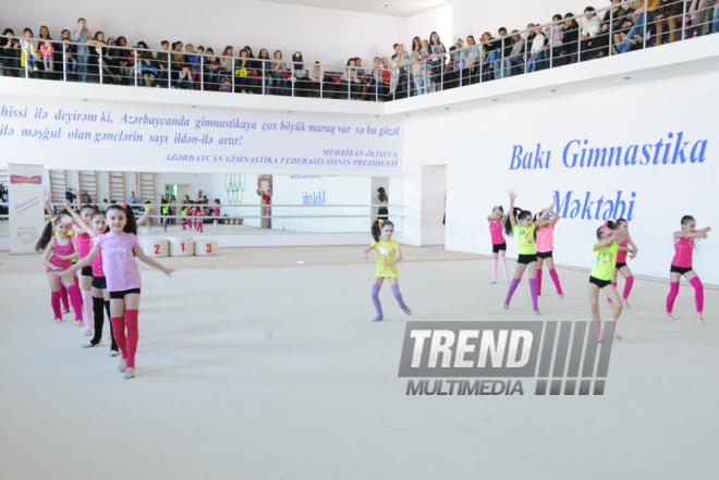 Bədii gimnastika üzrə ilk "Təhsil" açıq kuboku. Bakı, Azərbaycan, 07 aprel 2015 