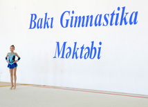 Bakı Gimnastika Məktəbində bədii gimnastika üzrə ilk "Təhsil" açıq kuboku keçirilib. Bakı, Azərbaycan, 07 aprel 2015 