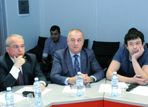 Azerbaijani media leaders meet with their counterparts from Sverdlovsk region. Baku, Azerbaijan, Apr.24, 2015