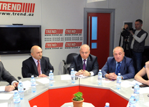 Azerbaijani media leaders meet with their counterparts from Sverdlovsk region. Baku, Azerbaijan, Apr.24, 2015