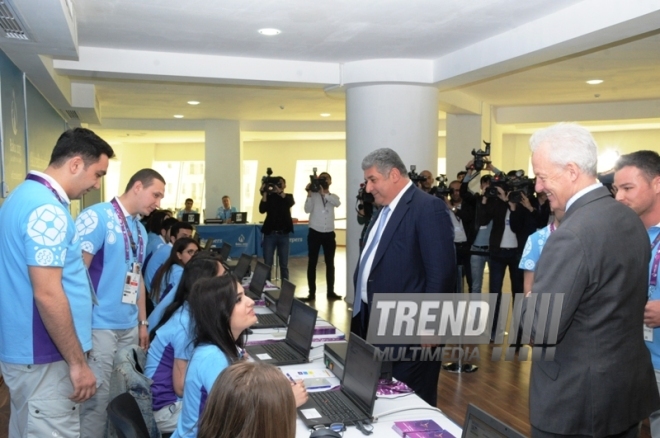 I Avropa Oyunlarının uniformalarının təqdimatı keçirilib. Bakı, Azərbaycan, 30 aprel 2015