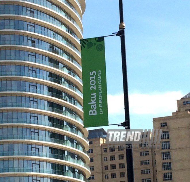 Баку накануне первых Европейских игр. Азербайджан, 05 мая 2015