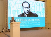 Scientific-practical seminar on "Heydar Aliyev and Azerbaijani language". Baku, Azerbaijan, May 06, 2015