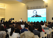 Scientific-practical seminar on "Heydar Aliyev and Azerbaijani language". Baku, Azerbaijan, May 06, 2015