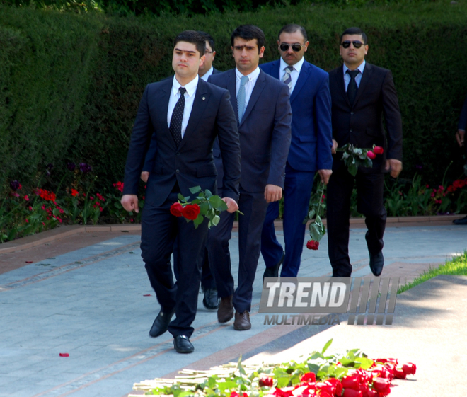 Azerbaijan’s public marks 92nd anniversary of birth of national leader Heydar Aliyev. Baku, Azerbaijan, May 10, 2015

