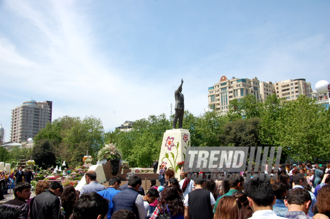 Baku hosts Flower Festival. Azerbaijan, May 10, 2015