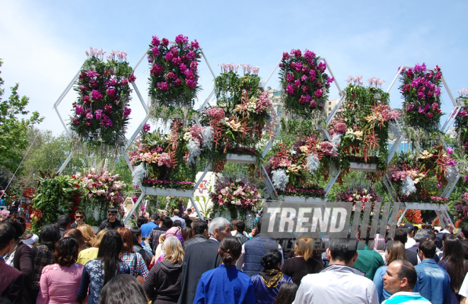 Baku hosts Flower Festival. Azerbaijan, May 10, 2015