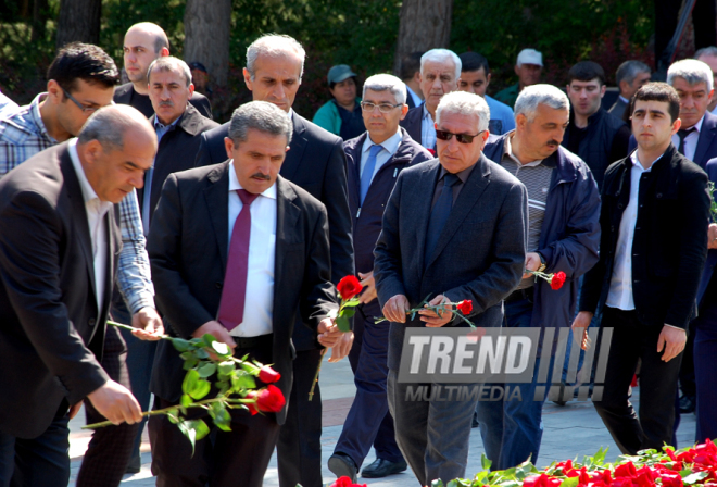 Azerbaijan’s public marks 92nd anniversary of birth of national leader Heydar Aliyev. Baku, Azerbaijan, May 10, 2015

