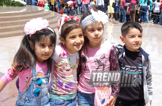 Baku hosts Flower Festival. Azerbaijan, May 10, 2015