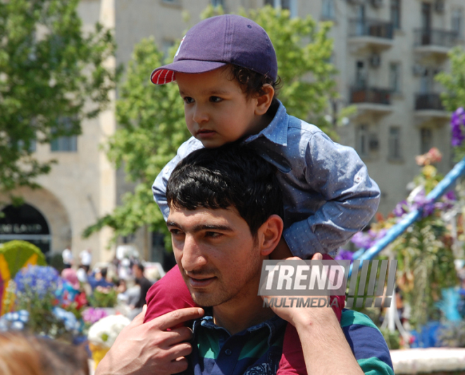 Baku hosts Flower Festival. Azerbaijan, May 10, 2015