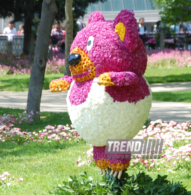 Baku hosts Flower Festival. Azerbaijan, May 10, 2015