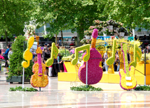 Baku hosts Flower Festival. Azerbaijan, May 10, 2015