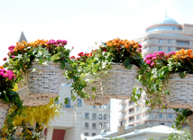 Baku hosts Flower Festival. Azerbaijan, May 10, 2015