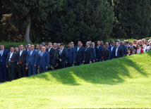 Azerbaijan’s public marks 92nd anniversary of birth of national leader Heydar Aliyev. Baku, Azerbaijan, May 10, 2015