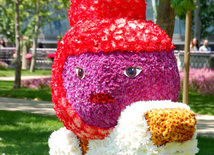 Baku hosts Flower Festival. Azerbaijan, May 10, 2015