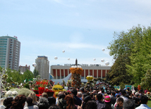 Baku hosts Flower Festival. Azerbaijan, May 10, 2015