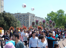 Baku hosts Flower Festival. Azerbaijan, May 10, 2015