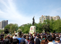 Baku hosts Flower Festival. Azerbaijan, May 10, 2015