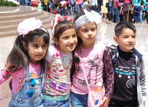 Baku hosts Flower Festival. Azerbaijan, May 10, 2015