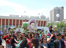 Baku hosts Flower Festival. Azerbaijan, May 10, 2015