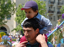 Baku hosts Flower Festival. Azerbaijan, May 10, 2015