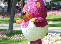 Baku hosts Flower Festival. Azerbaijan, May 10, 2015