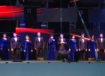 A gala concert and grandios fireworks display held in the National Park. Baku, Azerbaijan, May 10, 2015