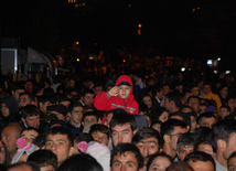 A gala concert and grandios fireworks display held in the National Park. Baku, Azerbaijan, May 10, 2015