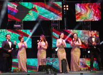 A gala concert and grandios fireworks display held in the National Park. Baku, Azerbaijan, May 10, 2015