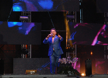 A gala concert and grandios fireworks display held in the National Park. Baku, Azerbaijan, May 10, 2015