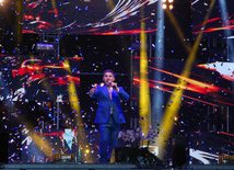 A gala concert and grandios fireworks display held in the National Park. Baku, Azerbaijan, May 10, 2015