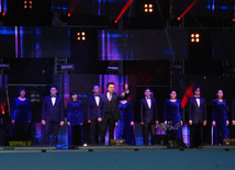 A gala concert and grandios fireworks display held in the National Park. Baku, Azerbaijan, May 10, 2015