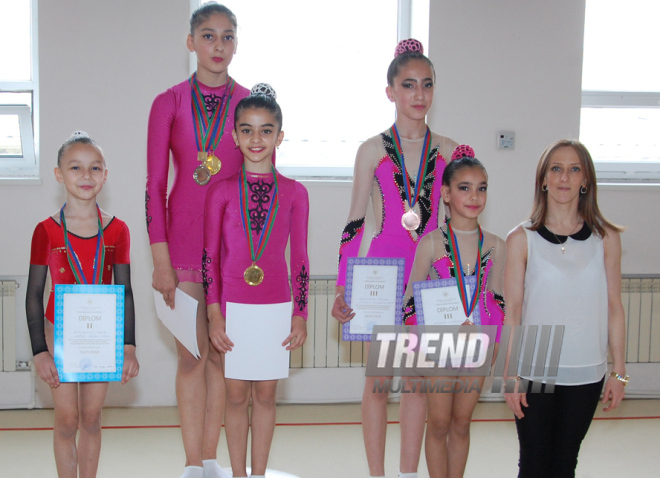 Akrobatika gimnastikası üzrə yarışlar. Bakı, Azərbaycan, 25 may 2015 